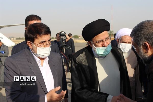 ورود رئیس‌جمهوری به کرمانشاه