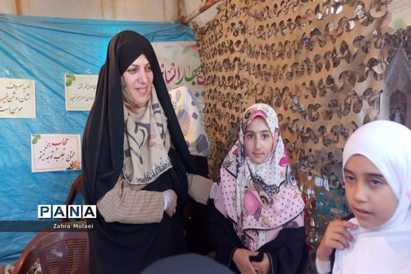 اجتماع پرشور بهارستانی‌ها در گرامیداشت هفته حجاب و عفاف