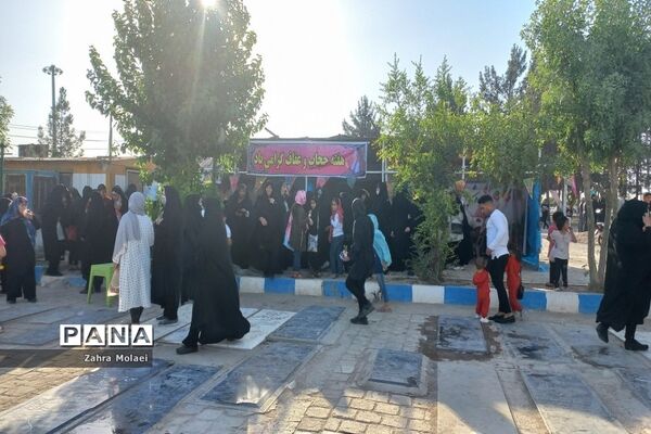 اجتماع پرشور بهارستانی‌ها در گرامیداشت هفته حجاب و عفاف