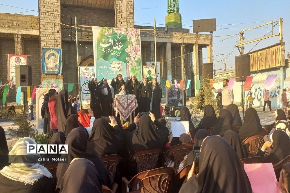 اجتماع پرشور بهارستانی‌ها در گرامیداشت هفته حجاب و عفاف
