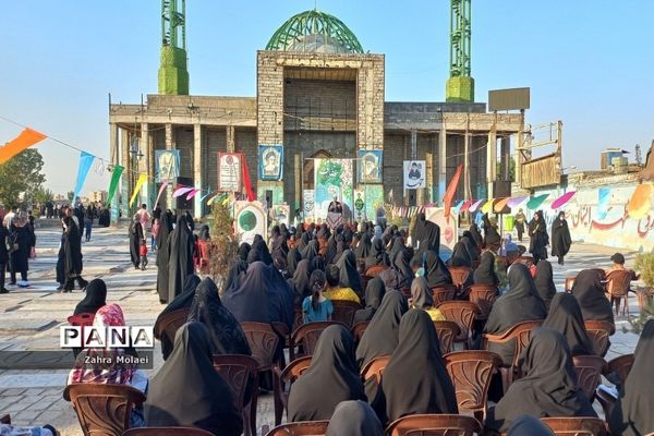 اجتماع پرشور بهارستانی‌ها در گرامیداشت هفته حجاب و عفاف