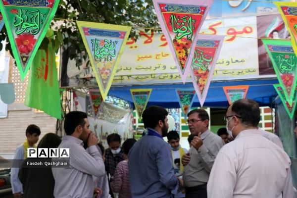 برپایی موکب‌های دانش‌آموزی به‌مناسبت عید غدیرخم در شیراز