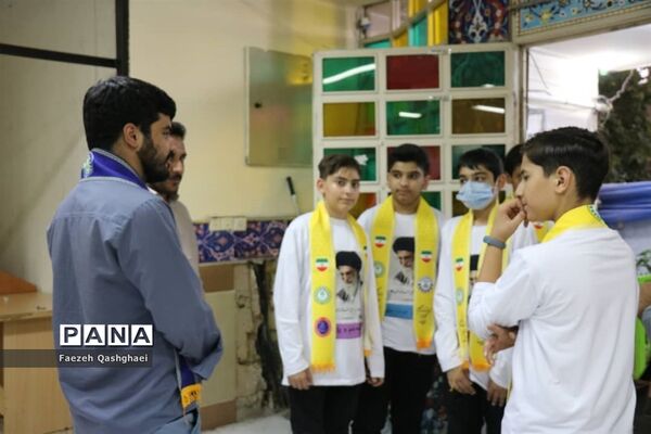 برپایی موکب‌های دانش‌آموزی به‌مناسبت عید غدیرخم در شیراز