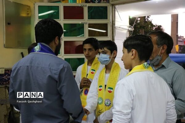 برپایی موکب‌های دانش‌آموزی به‌مناسبت عید غدیرخم در شیراز