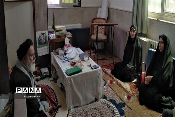 بازدید مدیر آموزش و پرورش فیروزکوه از حوزه علمیه امام صادق ( ع) روستای وشتان