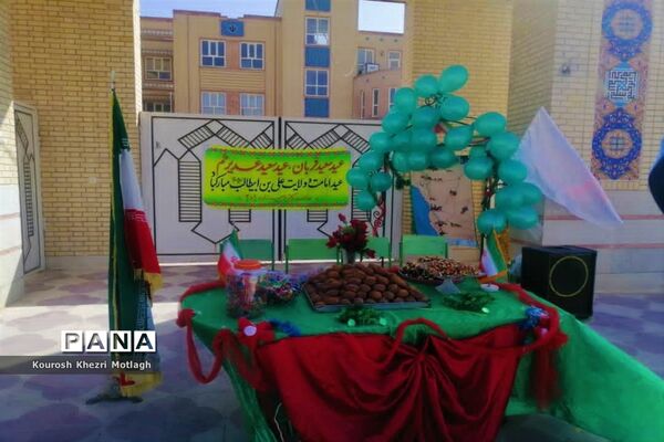 برپایی موکب دانش‌آموزی جشن غدیر در مدارس کازرون