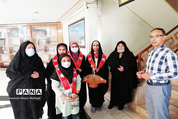 برپایی موکب دانش‌آموزی جشن غدیر در مدارس کازرون