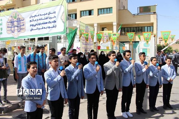 برپایی موکب مرکزی فرهنگیان و دانش‌آموزان استان فارس