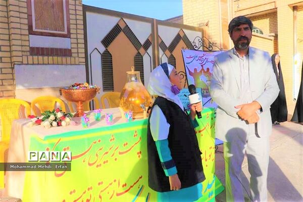 پویش هر مدرسه یک موکب تبلیغ غدیر در آباده