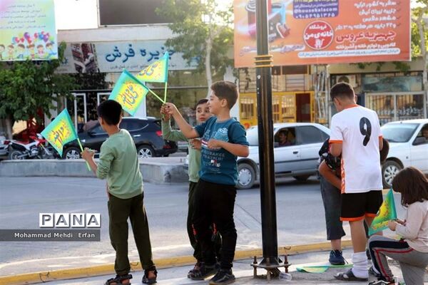 پویش هر مدرسه یک موکب تبلیغ غدیر در آباده