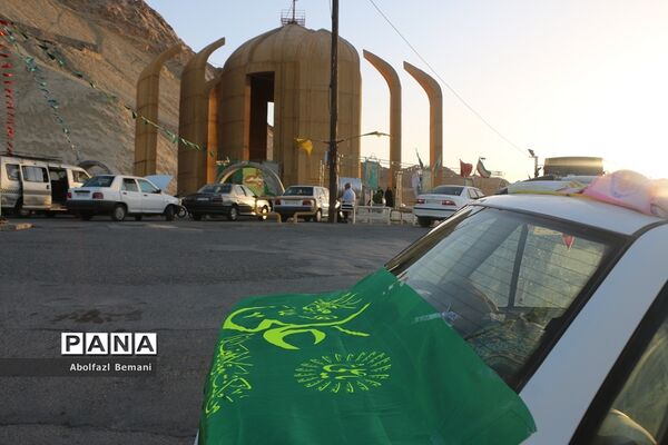 کاروان خودرویی عید غدیر در قم-1