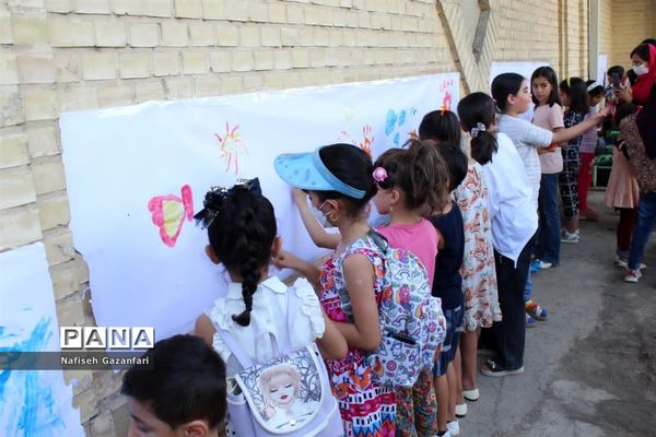 برگزاری جشنواره رنگ‌ها و آب‌ها ویژه کودکان در شیراز