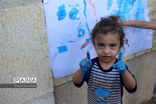 برگزاری جشنواره رنگ‌ها و آب‌ها ویژه کودکان در شیراز