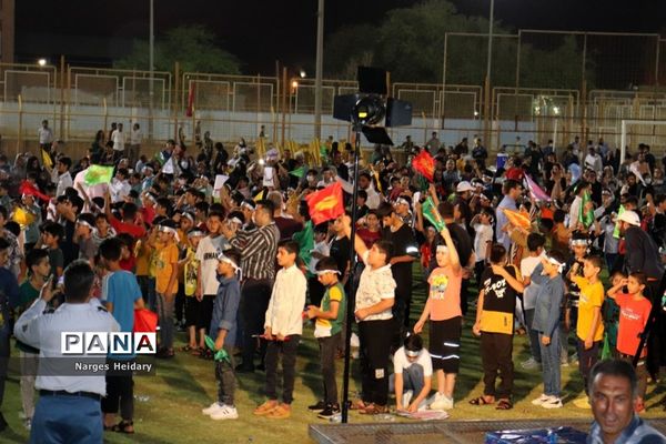 جشن بزرگ غدیر با اجرای سرود سلام فرمانده در امیدیه