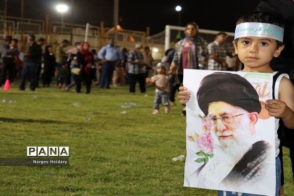 جشن بزرگ غدیر با اجرای سرود سلام فرمانده در امیدیه