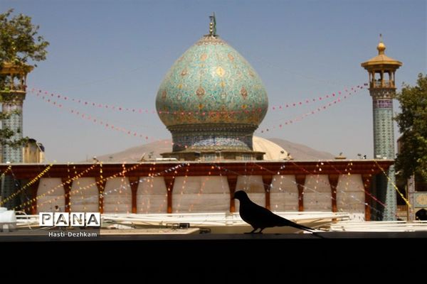 بازدید آیت‌آله دژکام، نماینده ولی فقیه در فارس و تولیت آستان شاهچراغ (ع) از موکب‌های سازمان دانش‌آموزی در حرم مطهر شاهچراغ (ع)