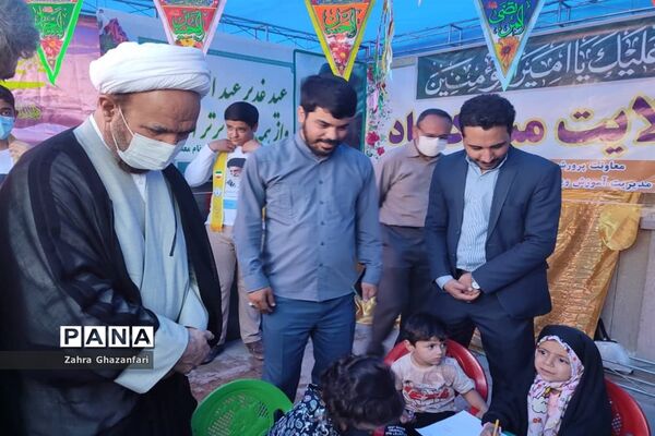 موکب فداییان ولایت سازمان دانش‌آموزی استان  فارس در روز عید غدیر خم