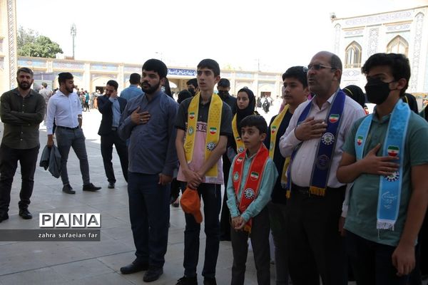 برپایی ۴ موکب توسط دانش‌آموزان پیشتاز سازمان دانش‌آموزی فارس در روز عید غدیر در حرم شاهچراغ (ع)