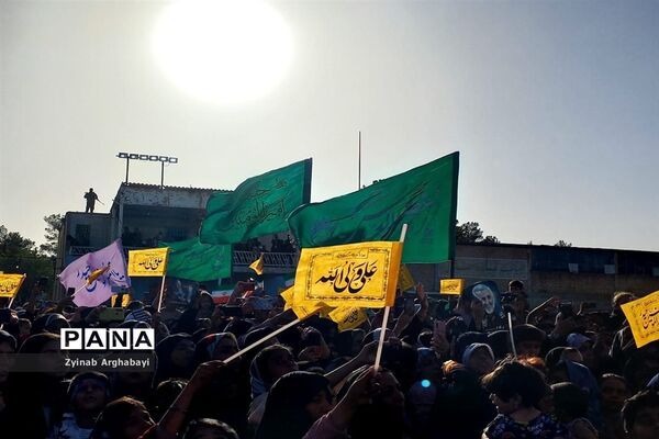 طنین سلام فرمانده در اجتماع غدیریان تربت جام