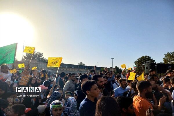 طنین سلام فرمانده در اجتماع غدیریان تربت جام
