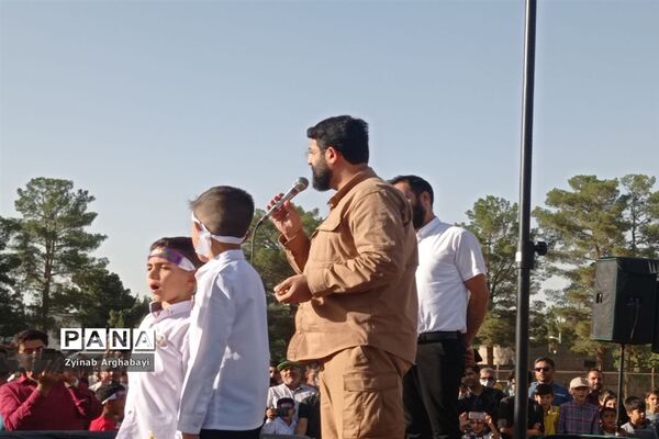 طنین سلام فرمانده در اجتماع غدیریان تربت جام
