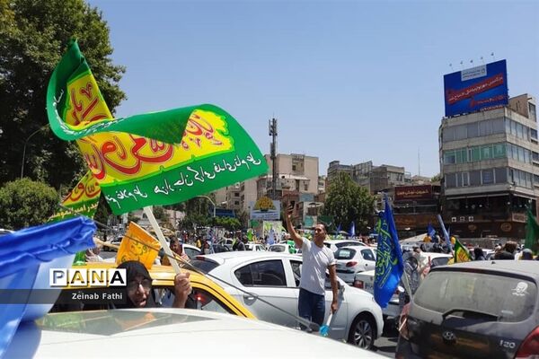 راه‌اندازی کاروان خودرویی شادی به مناسبت عید غدیر خم