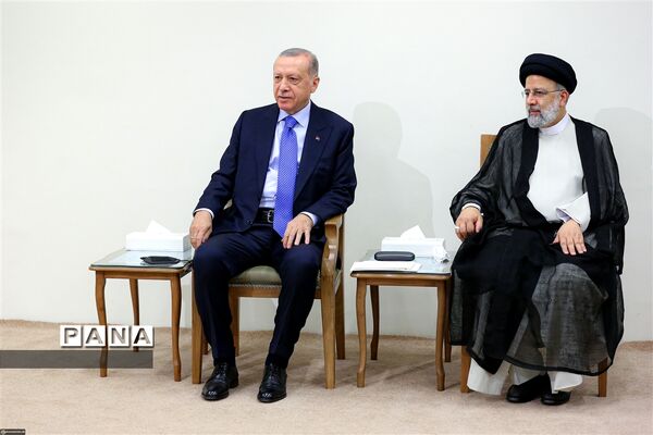 دیدار رئیس جمهوری ترکیه با رهبر معظم انقلاب