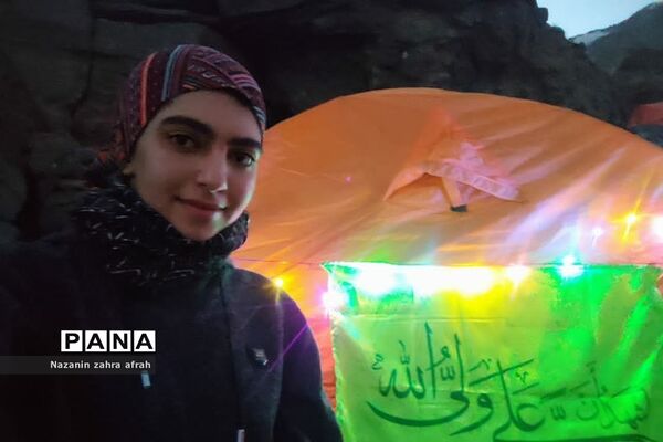 صعود خبرنگار پانای رودهن، به بام ایران