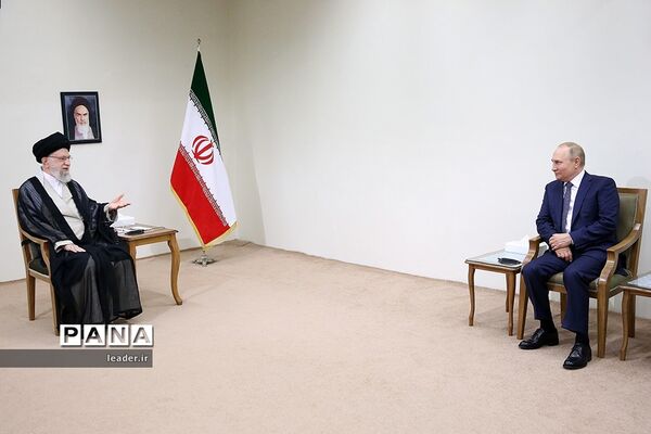 دیدار رئیس‌جمهوری روسیه با رهبر انقلاب اسلامی