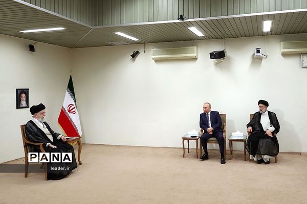 دیدار رئیس‌جمهوری روسیه با رهبر انقلاب اسلامی