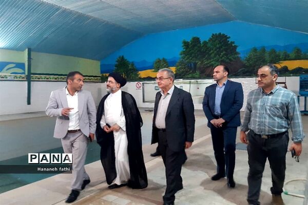 بازدید از کانون رضوان و استخر کاسپین شهرستان محمودآباد