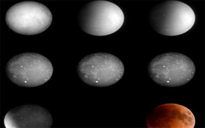 تصویر عجیبی از خنک شدن ماه