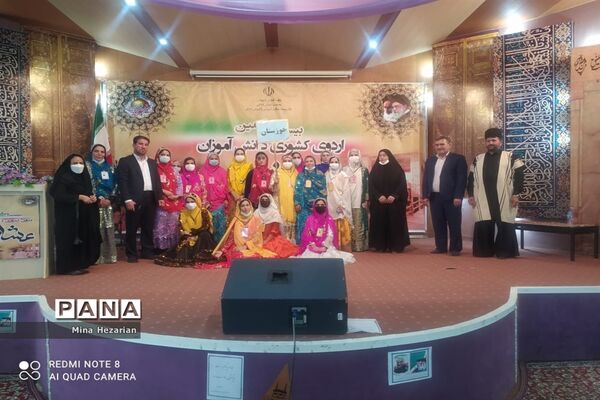 حضور دانش‌آموزان دختر عشایر خوزستان در اردوی دانش‌آموزان عشایر کشور