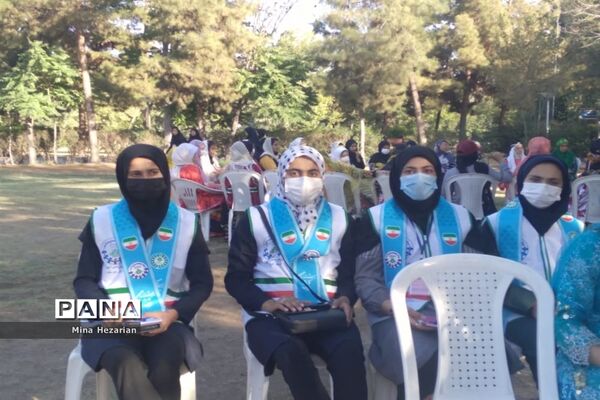 حضور دانش‌آموزان دختر عشایر خوزستان در اردوی دانش‌آموزان عشایر کشور