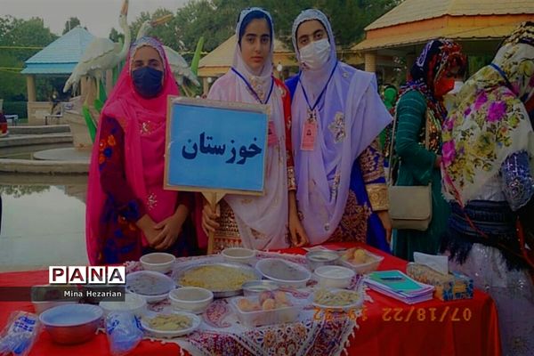 حضور دانش‌آموزان دختر عشایر خوزستان در اردوی دانش‌آموزان عشایر کشور