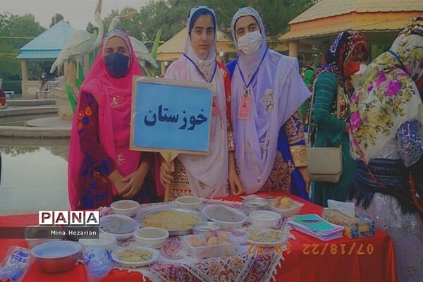 حضور دانش‌آموزان دختر عشایر خوزستان در اردوی دانش‌آموزان عشایر کشور