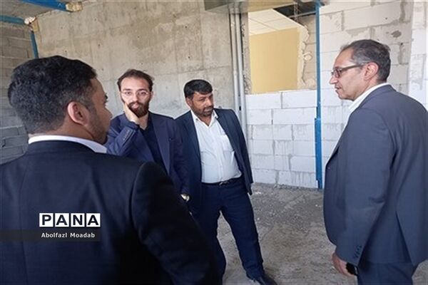 بازدید از پروژه‌های نیم تمام مشارکتی آموزش و پرورش کاشمر