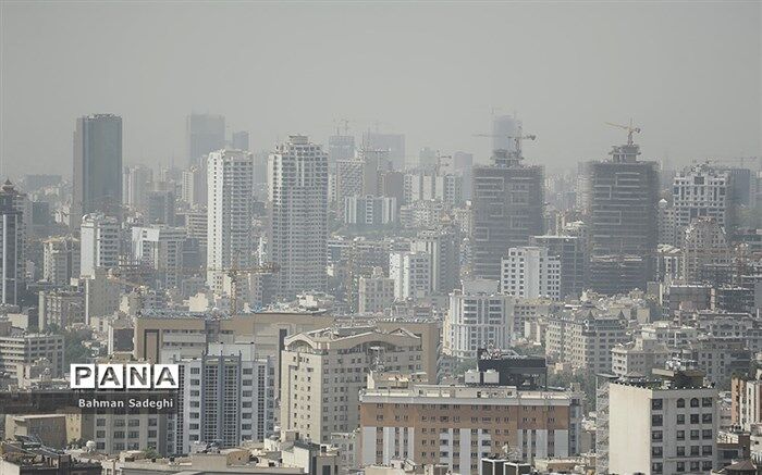 خیزش گرد و غبار در استان تهران
