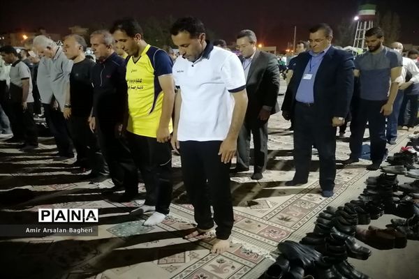 آیین افتتاحیه مسابقات فوتسال فرهنگیان کشور در شیراز