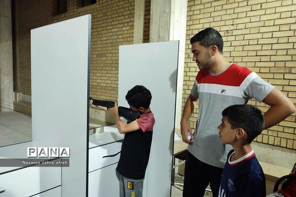 برگزاری مسابقات تیراندازی جام مرصاد بسیج دانش‌آموزی رودهن
