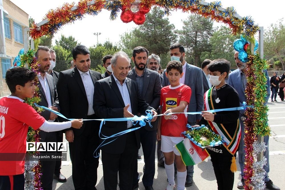 آیین خشت‌گذاری واحد آموزشی و  پروژه‌های ورزشی شهرستان اسلامشهر