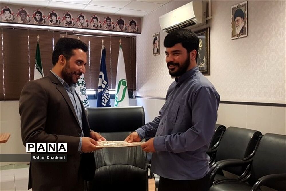 تکریم و معارفه سرپرست معاونت اداری مالی سازمان دانش‌آموزی فارس