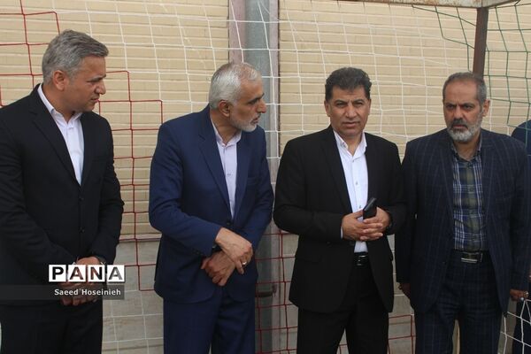 آیین بهره‌برداری از زمین ساحلی آموزشگاه محمدی کاشانی قم