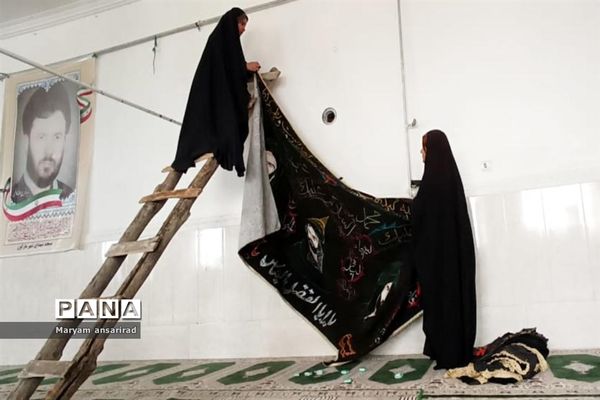 مساجد و مصلی شهرستان مارگون بوی محرم گرفت