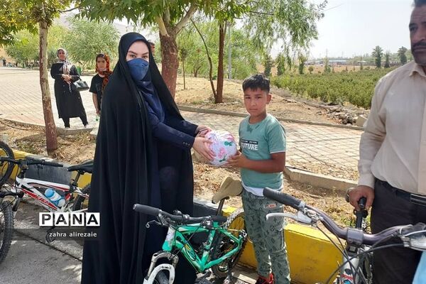 همایش دوچرخه‌سواری در شهر آبسرد دماوند