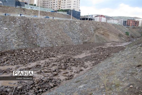 باران سیل آسا در شهرستان پردیس