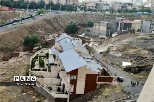 باران سیل آسا در شهرستان پردیس