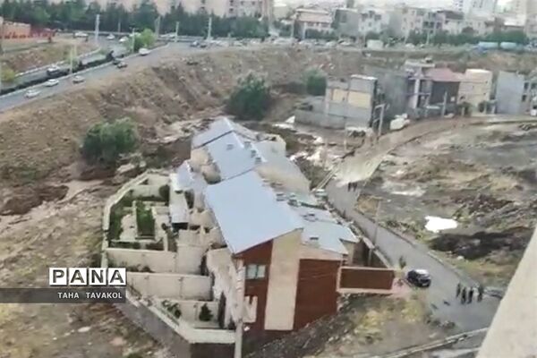باران سیل آسا در شهرستان پردیس