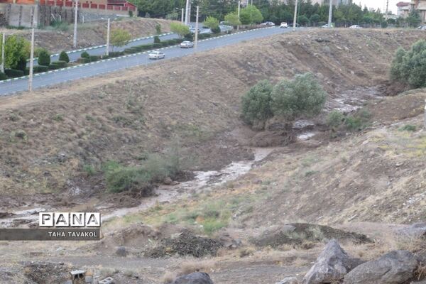 باران سیل آسا در شهرستان پردیس