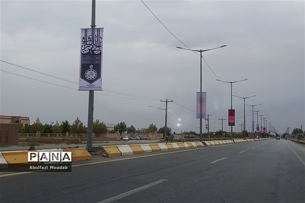 سیاه‌پوش شدن خیابان‌های خلیل‌آباد در ماه محرم